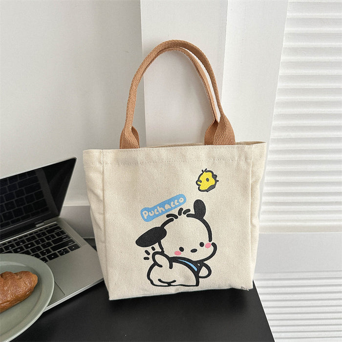 Wholesale Canvas bag for commuting, hand-held bento bag, niche design, casual tote bag
