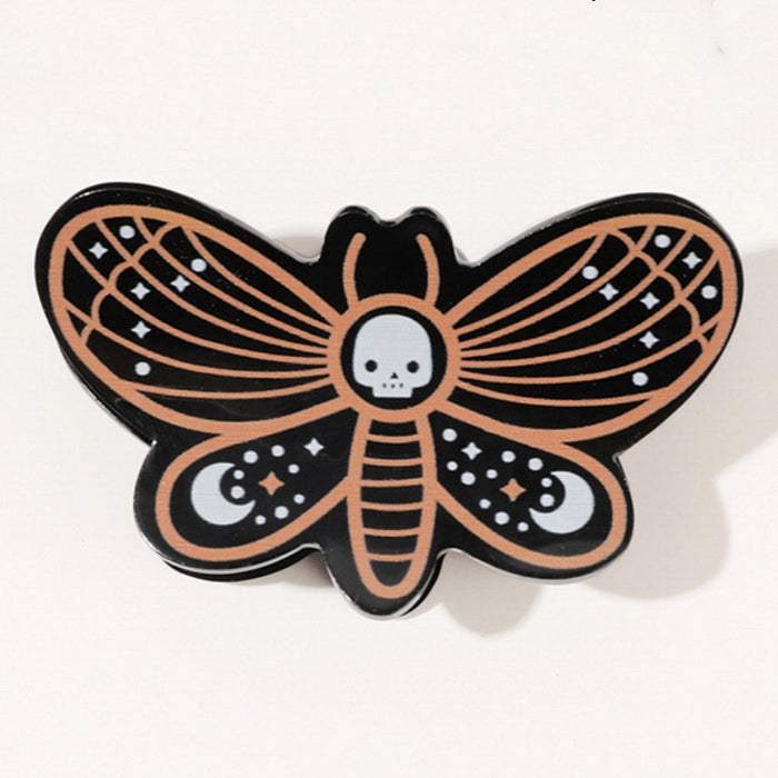 Wholesale  Grabber Pumpkin Hairpin Bat Shark Clip Butterfly Skull Ponytail Clip  Web Clip Hair Accessory