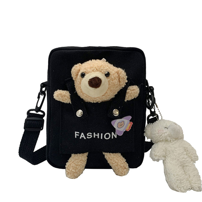 Wholesale Cute canvas bag crossbody new style with personality