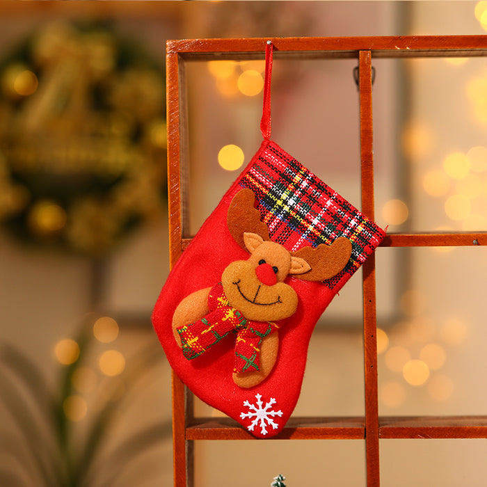 Wholesale Christmas stocking gift bags,  Christmas scene window display pendants,  Christmas decorations,  children' s candy bags