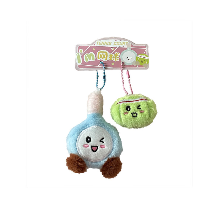 Wholesale Cute genuine racket, toy, sports toy, tennis, table tennis, billiards, badminton toy, bag, pendant