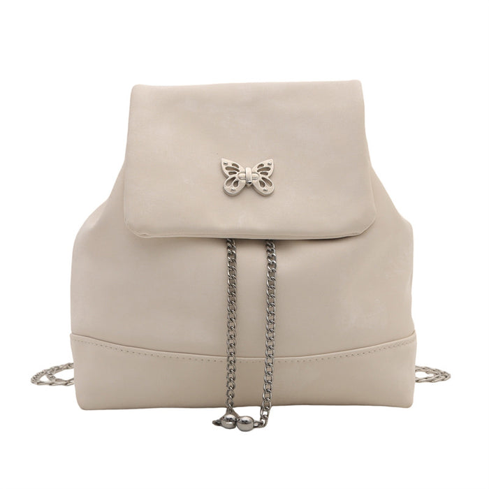 Wholesale Silver backpack, new backpack design, niche backpack chain bag