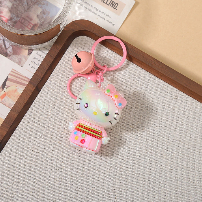 Wholesale New Keychain Creative Soft Rubber Cartoon Anime Cute Bag Pendant Car Keychain Gift