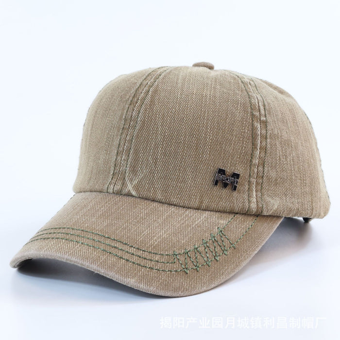 Wholesale Duck tongue hat, sun protection and sunshade hat, outdoor sports washed baseball cap