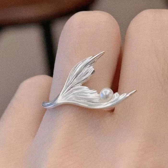 Wholesale Dark Style Crow Ring Women's Black Opening Adjustable Niche