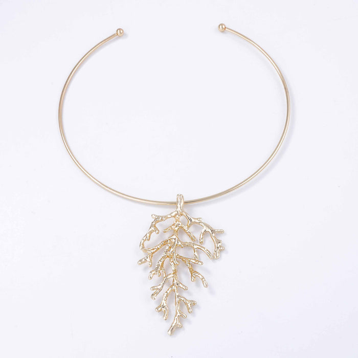 Wholesale Alloy Coral Pendant Collar All-match Light Luxury Women's Style