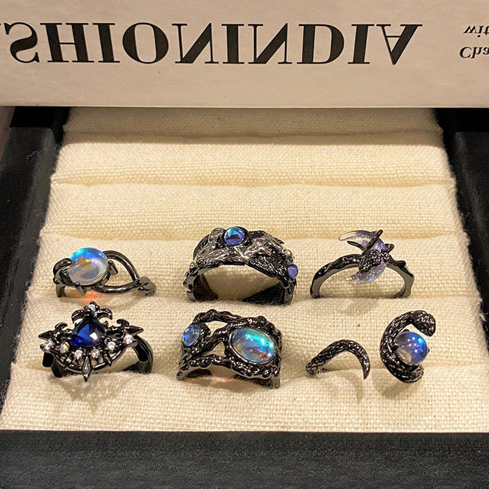 Wholesale Personalized dual tone ring, niche index finger ring