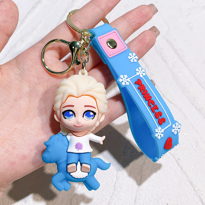 Wholesale Cartoon Silicone Doll Keychain JDC-KC-QiChao030