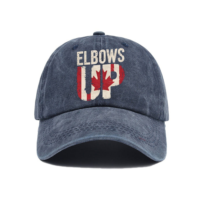 Wholesale Washed retro printed baseball cap and duckbill cap