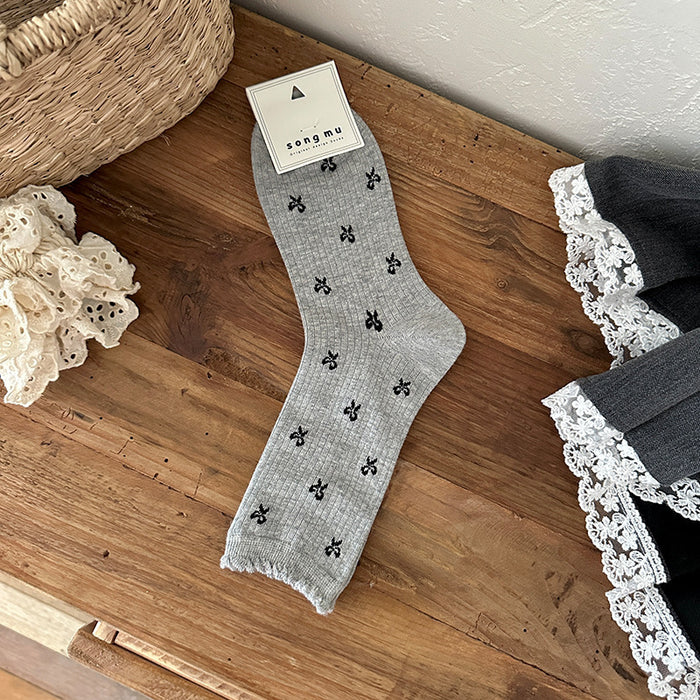 Wholesale Socks Girl Mid Socks Girl Autumn Stacking Socks