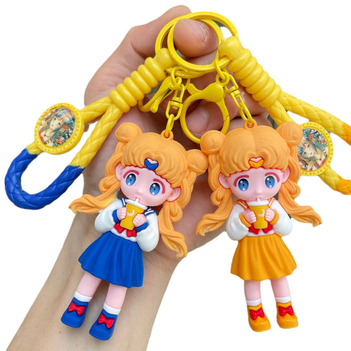 Wholesale Keychain creative backpack pendant car keychain decoration small gift wholesale