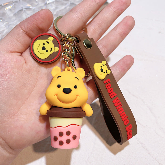 Wholesale Cartoon doll keychain,  cute bag charm,  silicone