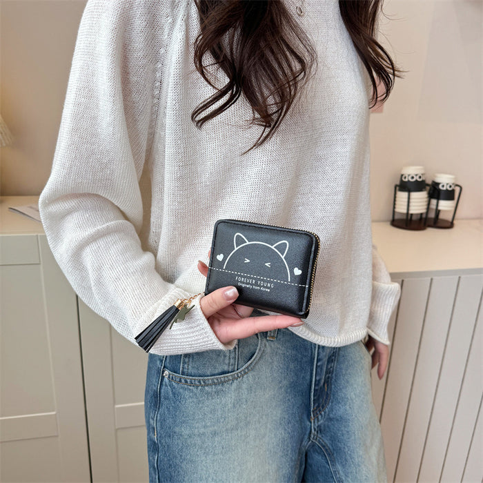 Wholesale 3pcs Simple Fresh Short Coin Purse Wallet