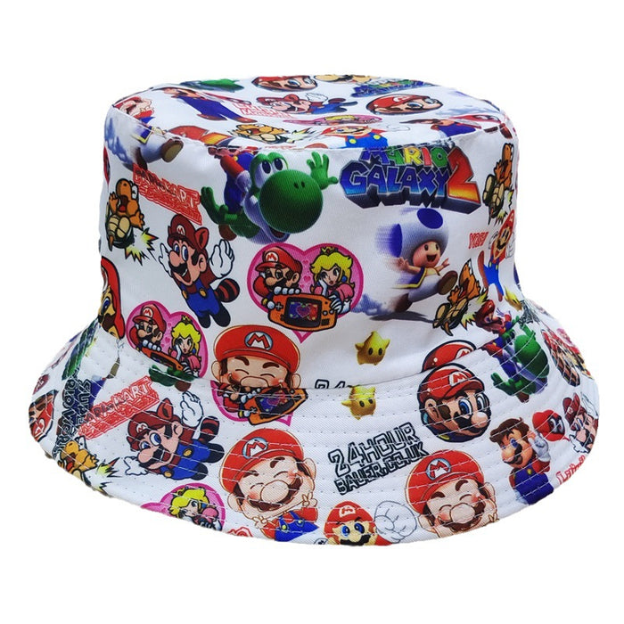 Wholesale Cartoon Print Cotton Bucket Hat JDC-FH-BoD017