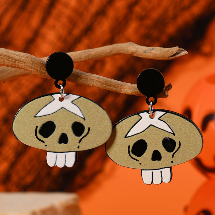 Wholesale  dark personality trend horror ghost animal funny earrings earrings