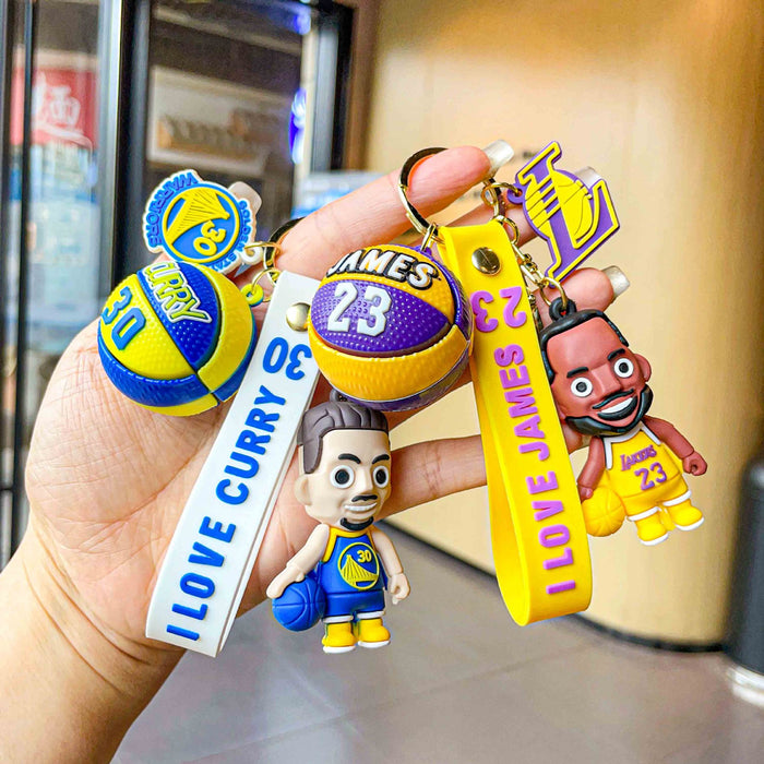 Wholesale Cartoon Silicone Doll Keychain JDC-KC-MZL017