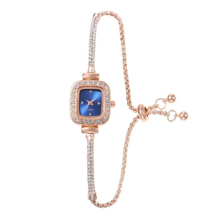 Wholesale Diamond Inlaid Square Adjustable Watch JDC-WH-Tair003