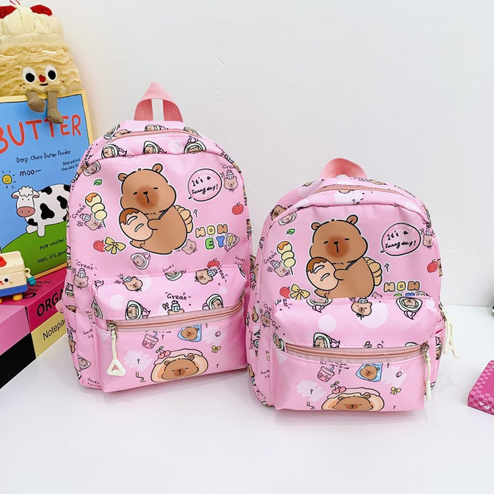Wholesale Children' s Bag Printed Children' s Backpack Large Capacity Backpack for Men and Women Kindergarten Schoolbag