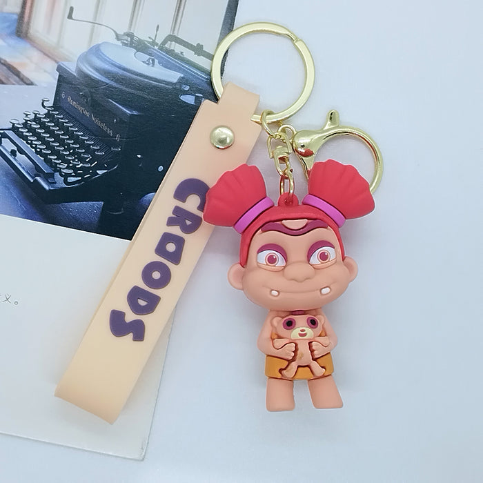 Wholesale Cute cartoon characters key chain pendant bag car key chain Accessories