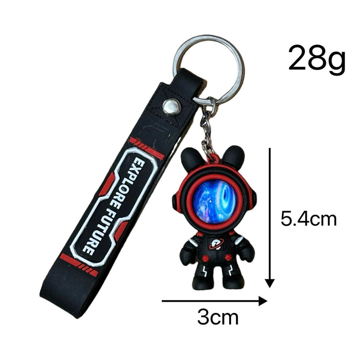 Wholesale Cartoon Star Rabbit Astronaut Keychain Couple Gift Bag Hanging Jewelry Creative Car Key Chain Pendant