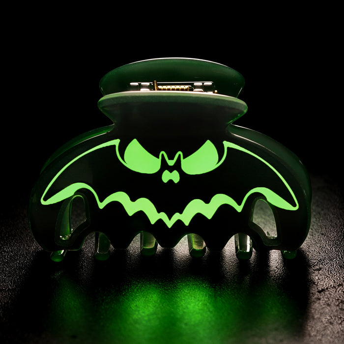Wholesale Pumpkin Glow In The Dark Hollow Acrylic Claw Clip Dark Style Hair Accessory For Women