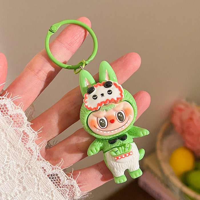 Wholesale Cartoon Plush Resin Keychain  School Bag Pendant Accessories