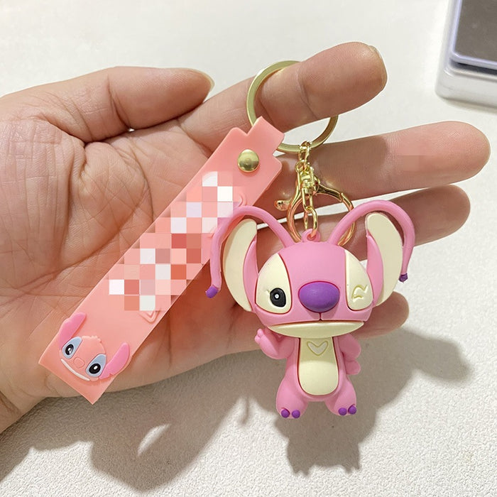 Wholesale Creative Multi-hand Dress Key Chain Cute Forest Hula Skirt Key Chain Small Gift