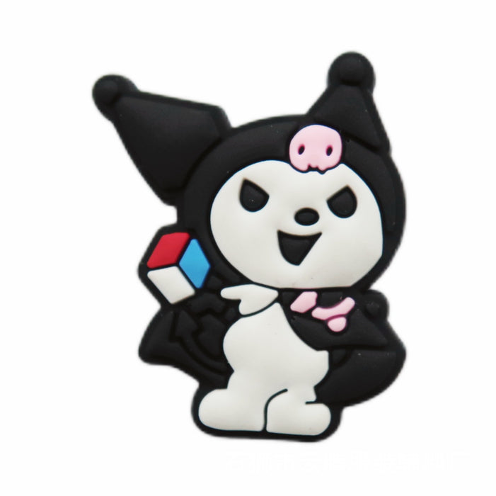 Wholesale 100 Pcs Shoe Flower Shoe Buckle Hole Shoe Accessories PVC Soft Glue Jewelry