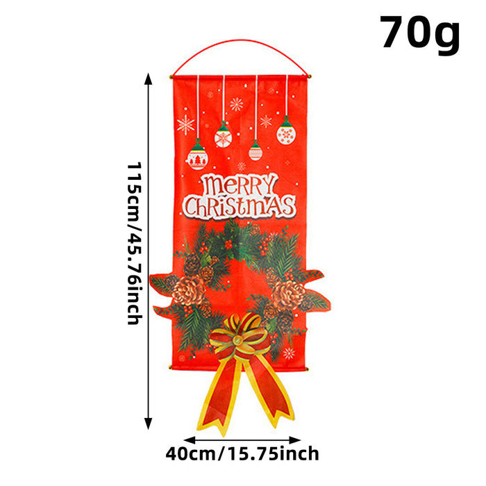 Wholesale Christmas Decorations Fabric Hanging Legs Creative Hanging Flags Window Pendants Wall Atmosphere Decoration Hanging Cloth