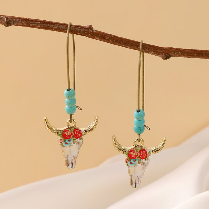 Wholesale retro national style earrings