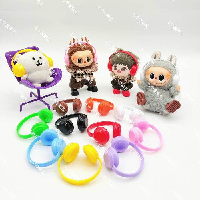 Wholesale  Cotton Doll Dress-Up Headphones Glasses Shoes Boots Crown Accessories