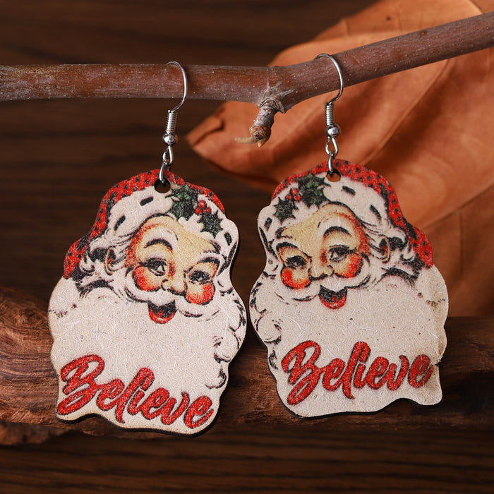 Wholesale Christmas Glitter Earrings JDC-ES-ChuLian012