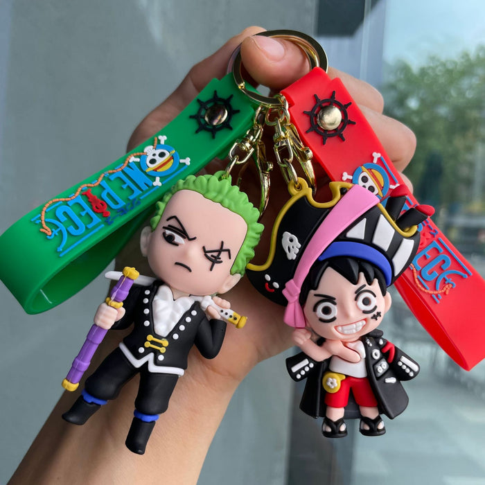 Wholesale Cross border keychain cartoon doll anime keychain bag pendant couple small gift wholesale