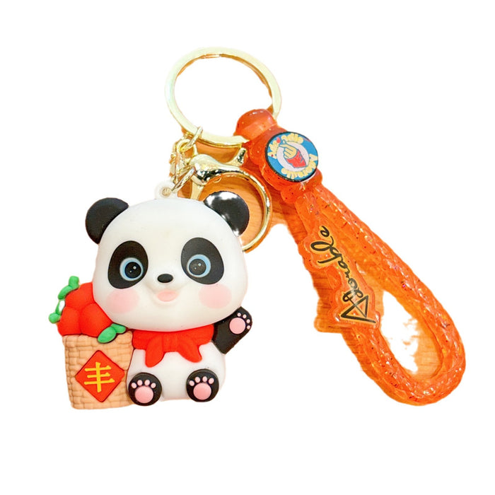 Wholesale panda key chain pendant bag key chain small pendant