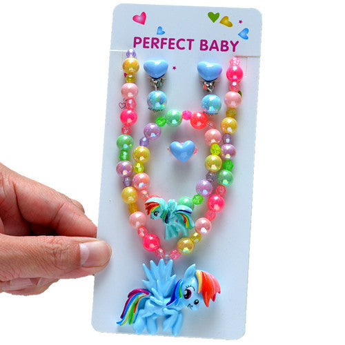 Wholesale Children' s Cartoon Cute Beaded Necklace