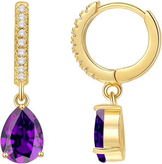 Wholesale Earrings with simple zircon water droplet earrings and micro inlaid zircon earrings