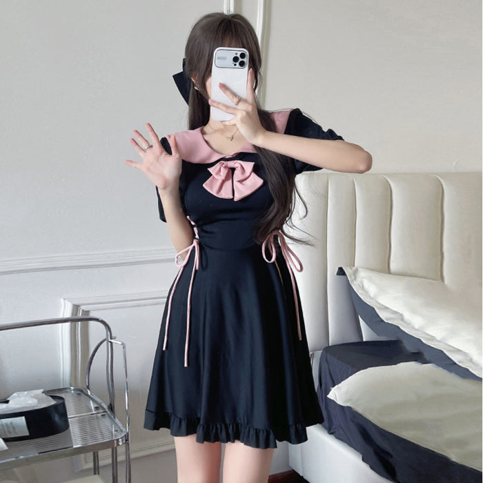 Wholesale Swimsuit women's girl's skirt conservative slimming belly covering student Hot Spring Leisure swimsuit women's