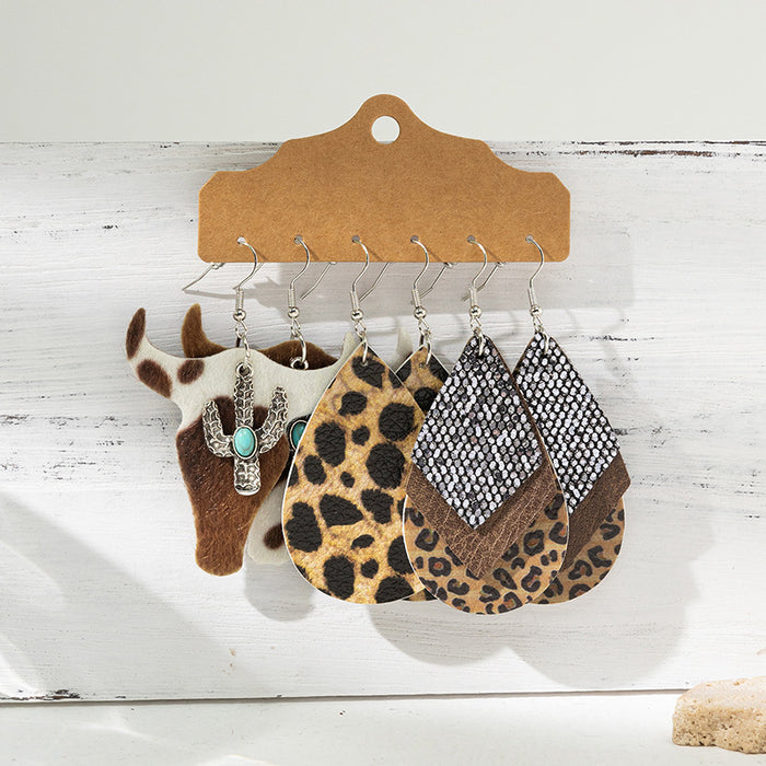 Wholesale Vintage turquoise design earring set