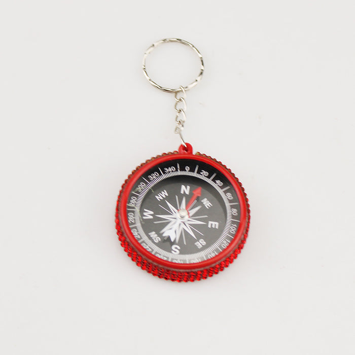 Wholesale Alloy Outdoor Compass Diamond Keychain JDC-KC-TouMS054