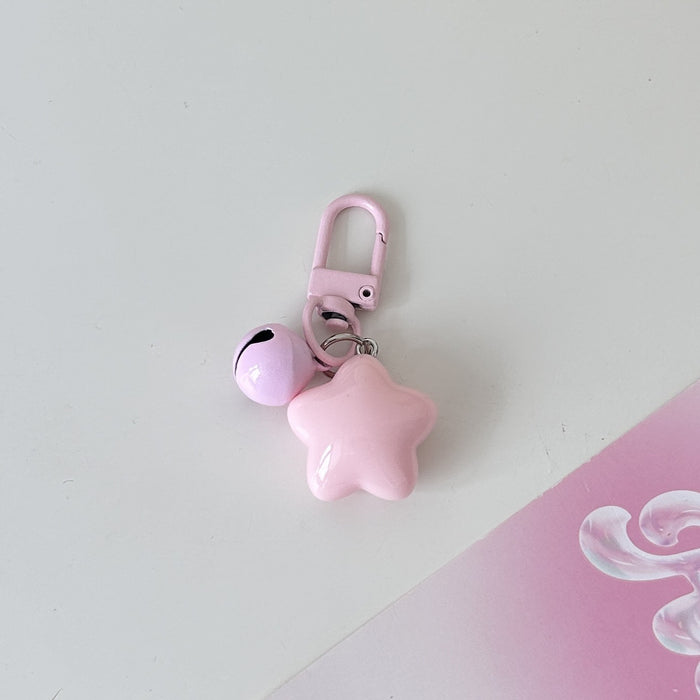 Wholesale Keychain fun and cute candy five-pointed star pendant