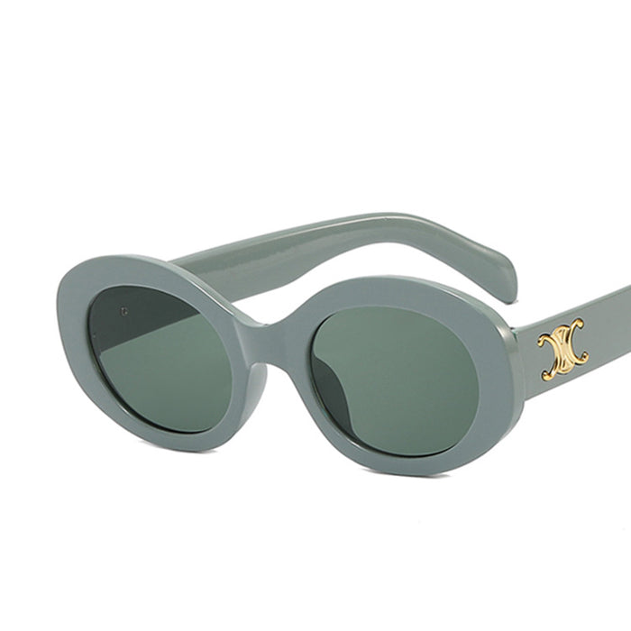 Wholesale Oval Anti-UV PC Sunglasses JDC-SG-XIa090