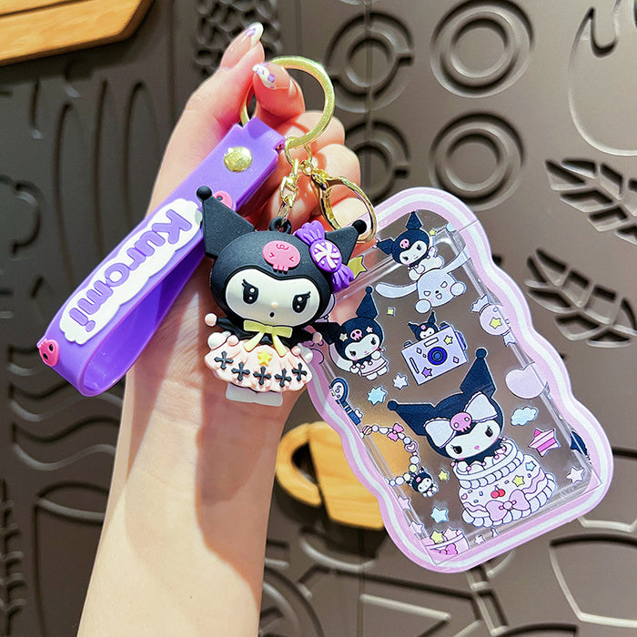 Wholesale Creative Card Set Keychain Cute Cartoon Keychain Student Bag Pendant