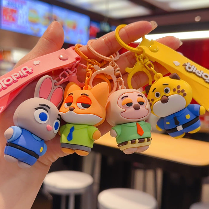 Wholesale Cute PVC cartoon keychains