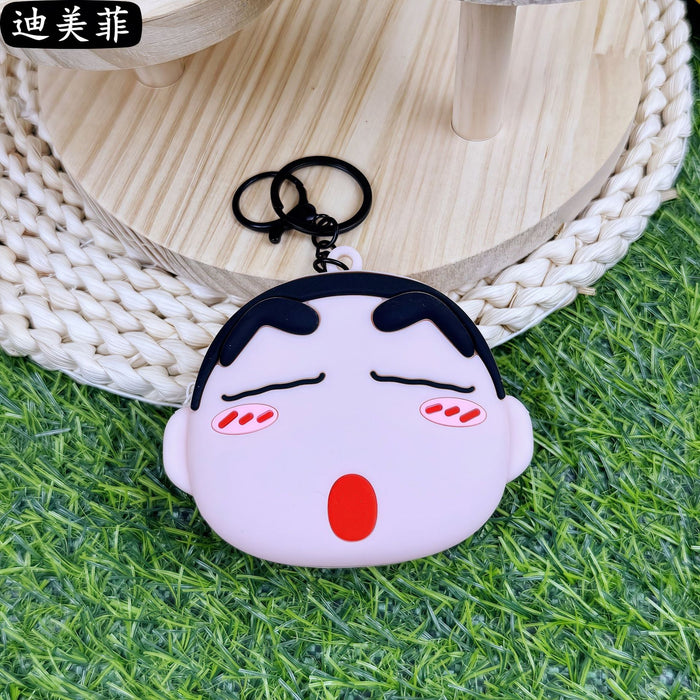 Wholesale Cute Coin Purse Keychain Cartoon Doll Keychain Couple Student Bag Claw Machine Small Pendant