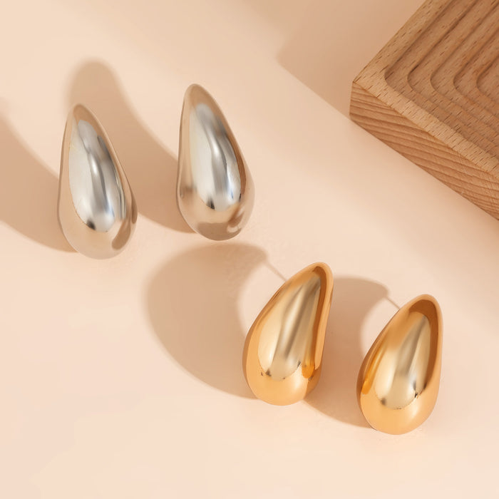 Wholesale show retro  punk style earrings niche simple drop earrings