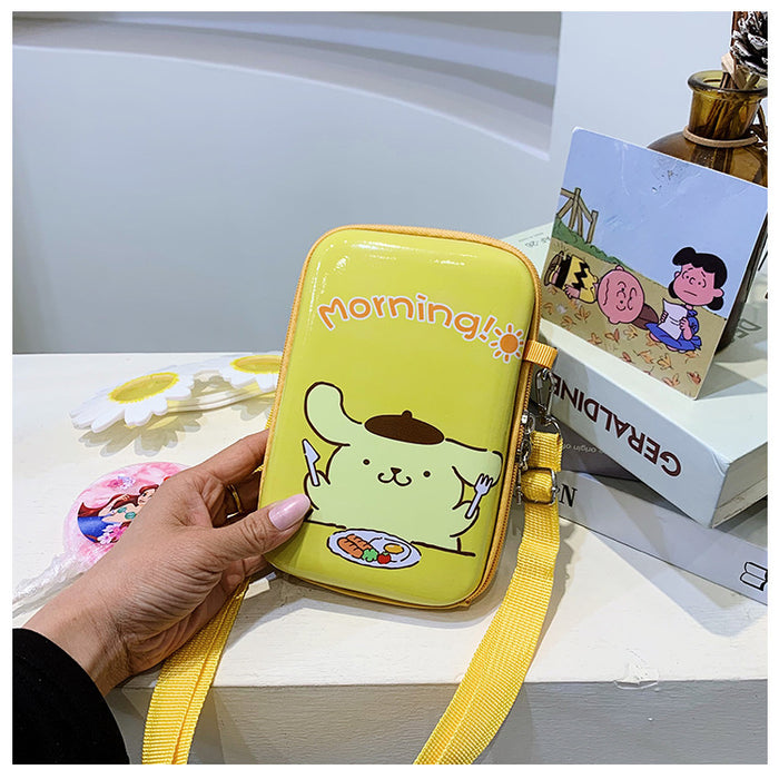 Wholesale New zero wallet hard shell box bag, cute girl crossbody bag, outdoor leisure phone bag, parent-child children's bag