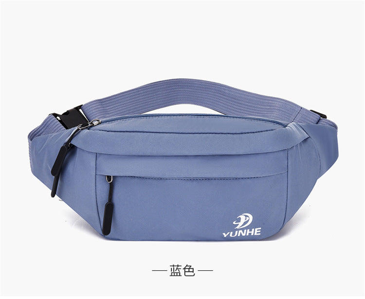 Wholesale Sports Waist Bag Casual Canvas Shoulder Crossbody Bag Outdoor Waterproof Chest Bag