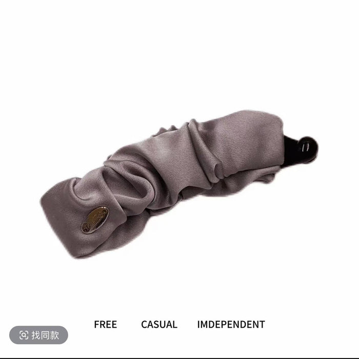 Wholesale Satin Banana Clip Trendy Elegant Vertical Clip Fashion Versatile Hair Accessory