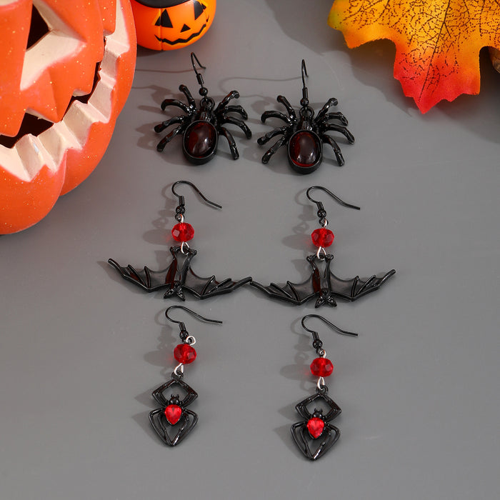 Wholesale Gothic style bat  pendant earrings personality dark ladies jewelry  personality earrings