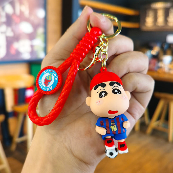 Wholesale Rubber Cartoon Doll Keychain JDC-KC-Tingm185